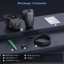 SnelShoppen - DashCam 4K voor VW Tiguan 2018-2024, Autocamera 2160P Video met WiFi, G-sensor, Parkeermodus, Loopopname, 150° Groothoek, Plug & Play, 6 — thumbnail 4