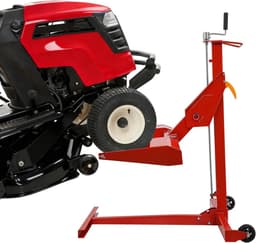 Grasmaaier Lift - Maaier Trolley - Onderhoud Tuinapparatuur - Stabiele Constructie - 62 cm Hefhoogte - Rood — thumbnail 1