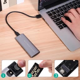 Externe Harde Schijf - Draagbare SSD - Snelle Data Overdracht - Dual Protocol - 11.5 x 3.7 x 1.2 cm — thumbnail 5