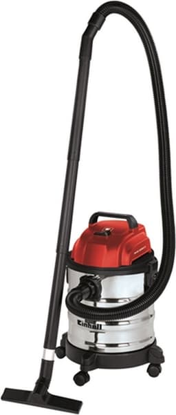 Einhell Elektrische Nat-/Droogzuiger TC-VC 1820 S - 1250 W - 180 mbar - 20 L - blazeraansluiting - Incl. diverse accessoires - kunststofslang 1,5 m - 3-delige kunststof buis - Schuimfilter — thumbnail 1