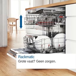 Bosch Serie 6 SMS6ECW04E - Vaatwasser- Vrijstaande vaatwasser -60 cm - Wit - Stil- Efficient Dry: verbeterde droogprestaties door de automatisch geopende deur - VarioLade: een lade voor bestek, klein kookgerei en zelfs kleine kopjes — thumbnail 5