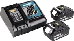 Makita DCL 180 RG B accu stofzuiger 18 V zwart + 2x accu 6.0 Ah + lader — thumbnail 4