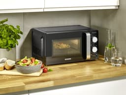 Severin MW 7781 - Magnetron met grill - 17 liter - Draaiknop bediening - Zwart — thumbnail 5