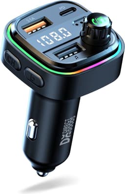 DirectGoods® FM Transmitter Bluetooth – Bluetooth Transmitter - USB-C Snellader - Carkit — thumbnail 1