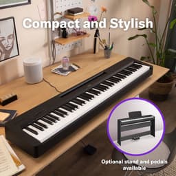 Yamaha P‑145BT – 88‑Toetsen Digitale Piano – GHC Hammer Action – Bluetooth Audio – Zwart — thumbnail 4