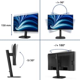 Philips Monitor 23,8 Inch 24B2N3200J/00 Ips Fhd 120Hz Met Hdmi-, Dp- En Vga-Poorten — thumbnail 2