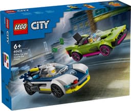 LEGO City - Politiewagen en snelle autoachtervolging Constructiespeelgoed — thumbnail 1