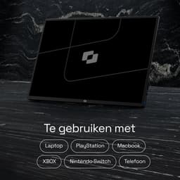 Screenmate® One 4K OLED Portable Monitor 15,6” - Draagbare Monitor met Beschermhoes - Extra Scherm Laptop - Draagbaar Beeldscherm - Grijs — thumbnail 2