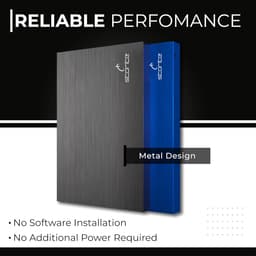 RFWR® Draagbare 1TB Externe Harde Schijf - Slank Design en Snelle Gegevensoverdracht via USB 2.0 — thumbnail 3