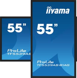 iiyama TF5539AS-B1AG beeldkrant Kiosk-ontwerp 138,7 cm (54.6") LED 435 cd/m² 4K Ultra HD Zwart Touchscreen Type processor Android 11 24/7 — thumbnail 2
