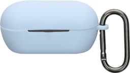 kwmobile cover voor oordopjes case - geschikt voor Sony WF-C710N - Trendy beschermhoes draadloze oordopjes in lichtblauw — thumbnail 1