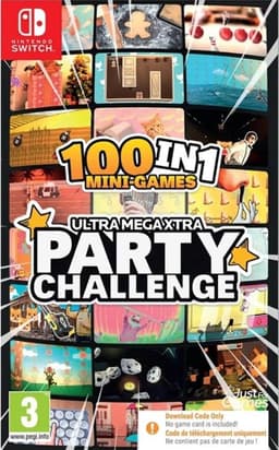 Nintendo Switch 100 in 1 Mini Games - Partyspel - Voor de gehele familie - Card in the Box — thumbnail 2