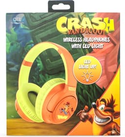 Crash Bandicoot - draadloze koptelefoon - led lights design - over-ear model - microfoon - 50 uur speeltijd — thumbnail 4