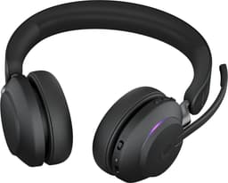 Jabra Evolve2 65 MS Stereo - Bluetooth Headset - on-ear - wireless - USB-C - noise isolating - black — thumbnail 4
