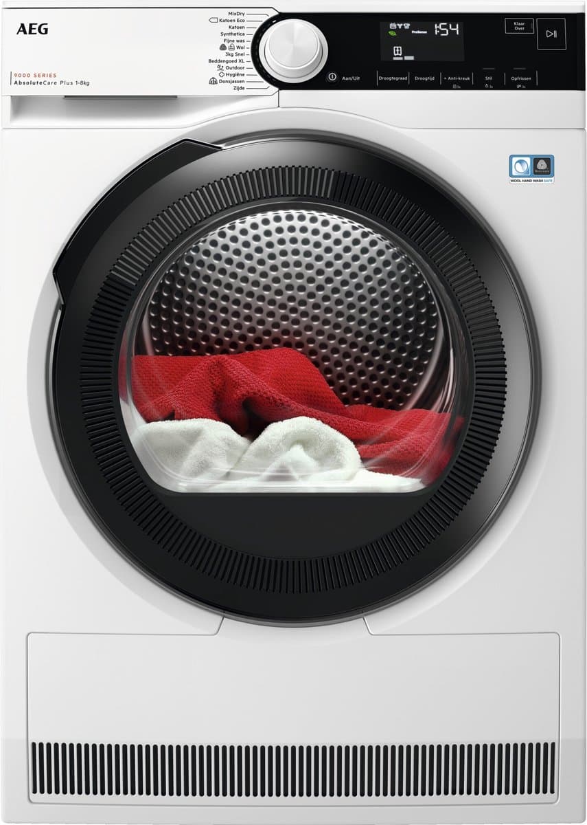 AEG TR958H4B EcoLine 9000 serie AbsoluteCare® - Wasdroger Warmtepompdroger - 8 kg — afbeelding 1
