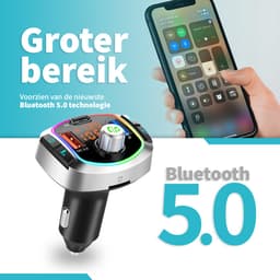 DINTO® Bluetooth FM transmitter BC63 - Auto Lader - Bluetooth Receiver — thumbnail 3