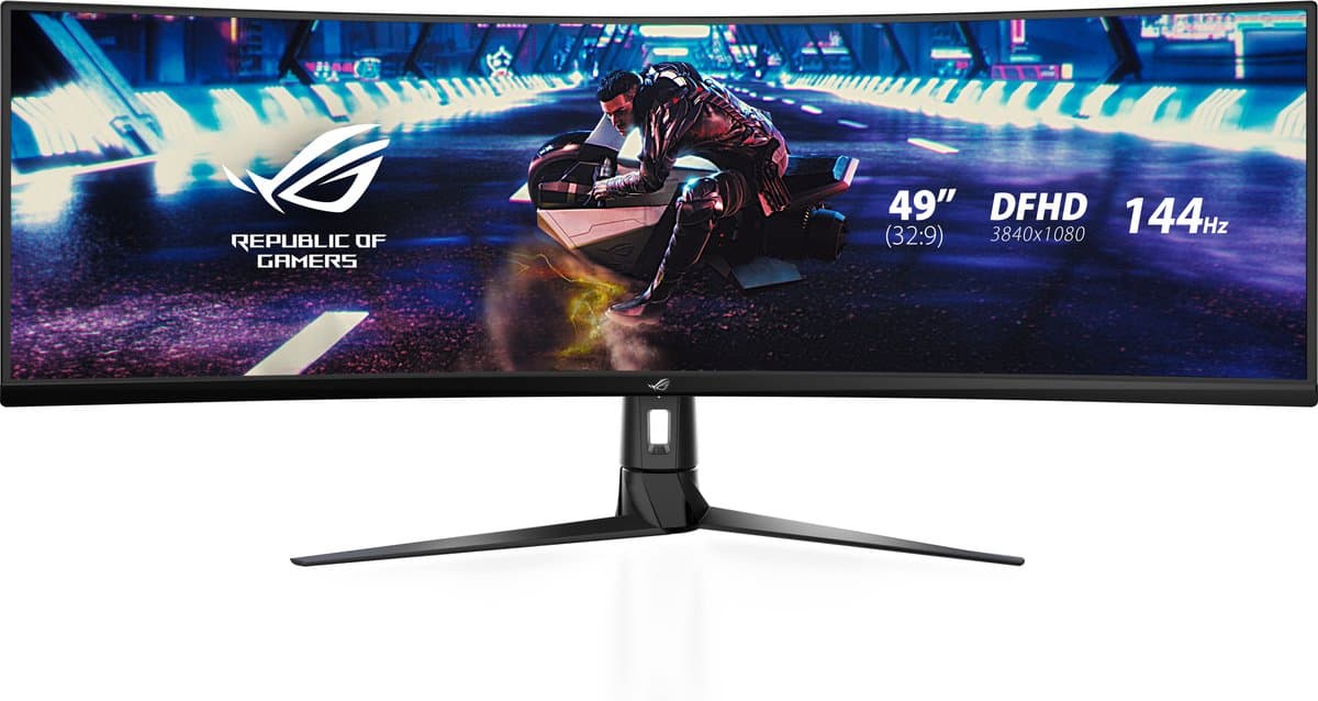 ROG Strix XG49VQ Super Ultra-Wide HDR Gaming Monitor - 4ms - 144Hz — afbeelding 1