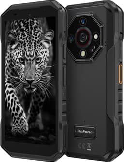 Ulefone Armor X32 Rugged Smartphone – 5.65" 90Hz – Gorilla Glass 5 – 48MP Camera + 20MP Nachtzicht – 5500mAh – 12GB (6+6) 128GB – Helio G91 – IP68/IP69K & MIL-STD-810H Robuust – Vinger Scan – NFC – Dual SIM – Zwart – Krachtige Zaklamp – Android 14 — thumbnail 1