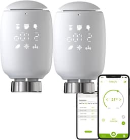 Slimme Thermostatische Radiatorkraan met Spraakbesturing - Programmeerbare Slimme Verwarmingsthermostaat — thumbnail 1