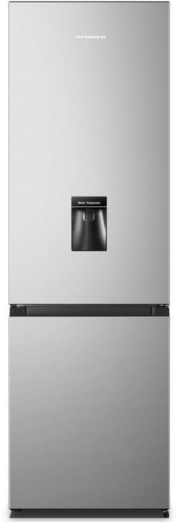 Heinner HC-HS268SWDE++ Koel-vriescombinatie met Waterdispenser – 268 L – Instelbare Mechanische Thermostaat – Omkeerbare Deur – Zilver – 5 Jaar Garantie — thumbnail 1