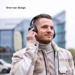 Selencia Urban Play Koptelefoon - Draadloze Koptelefoon met Active Noise Cancelling - Bluetooth Headphones - Midnight Black — thumbnail 5