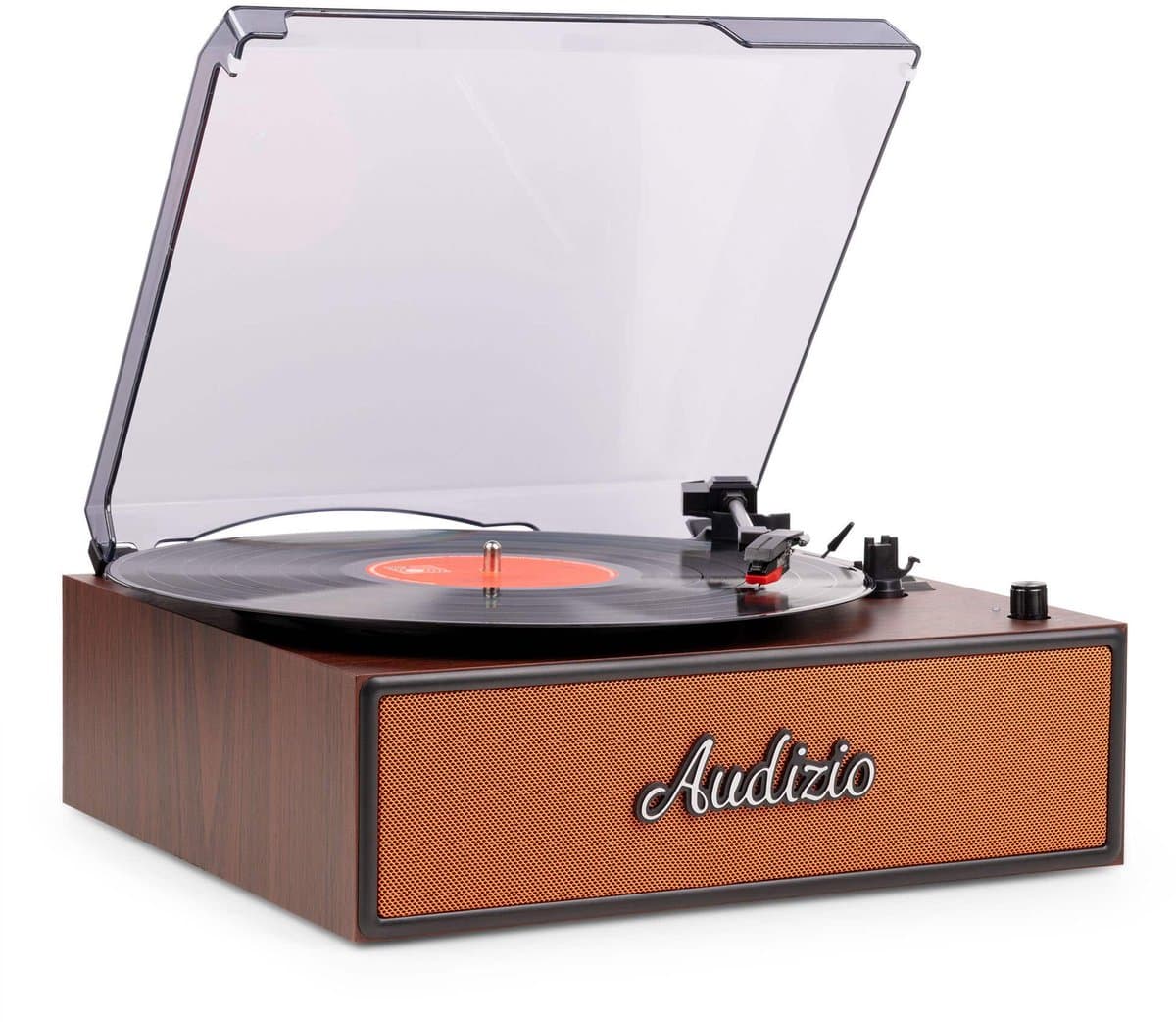 Retro platenspeler - Audizio Reno - Bluetooth platenspeler - LP speler met auto-stop - Koper — afbeelding 1