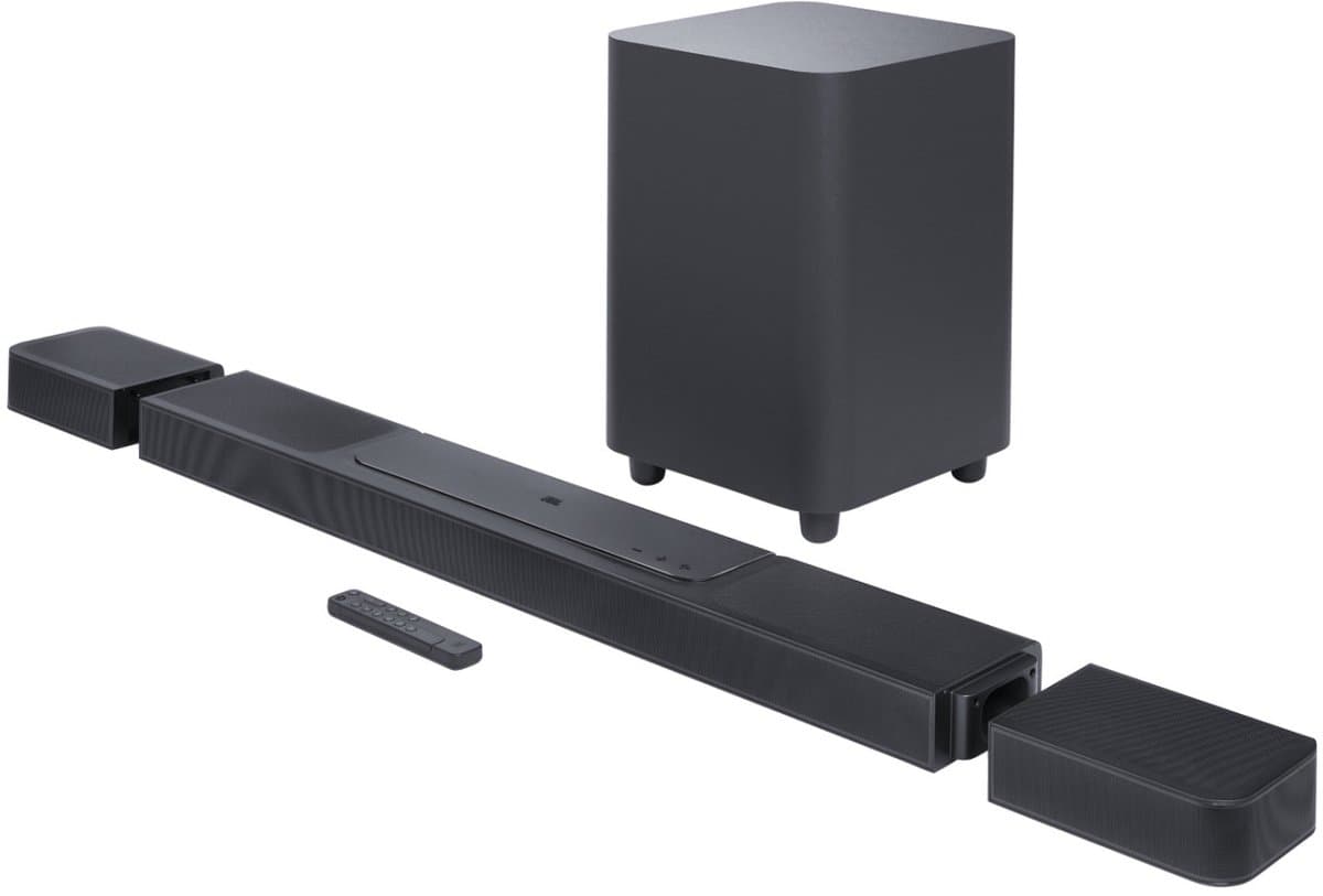 JBL Bar 1300 - 11.1.4 Dolby Atmos Soundbar - Home Cinema Systeem met Draadloze Subwoofer & Afneembare Surround Speakers - 1170W - DTS:X - HDMI eARC - WiFi & AirPlay - Zwart — afbeelding 1