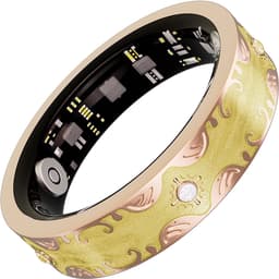 WizBay Premium Select® Bohemian Smart Ring - Champagne Yellow - Hartslag, Slaap en Zuurstofmeting - Activiteitstracker - Maat 8 — thumbnail 3