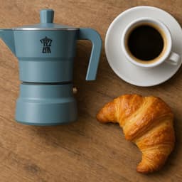 Italiaans koffiezetapparaat - PEZZETTI - SOLIDEXPRESS - Aluminium - 6 kopjes - Groen — thumbnail 3