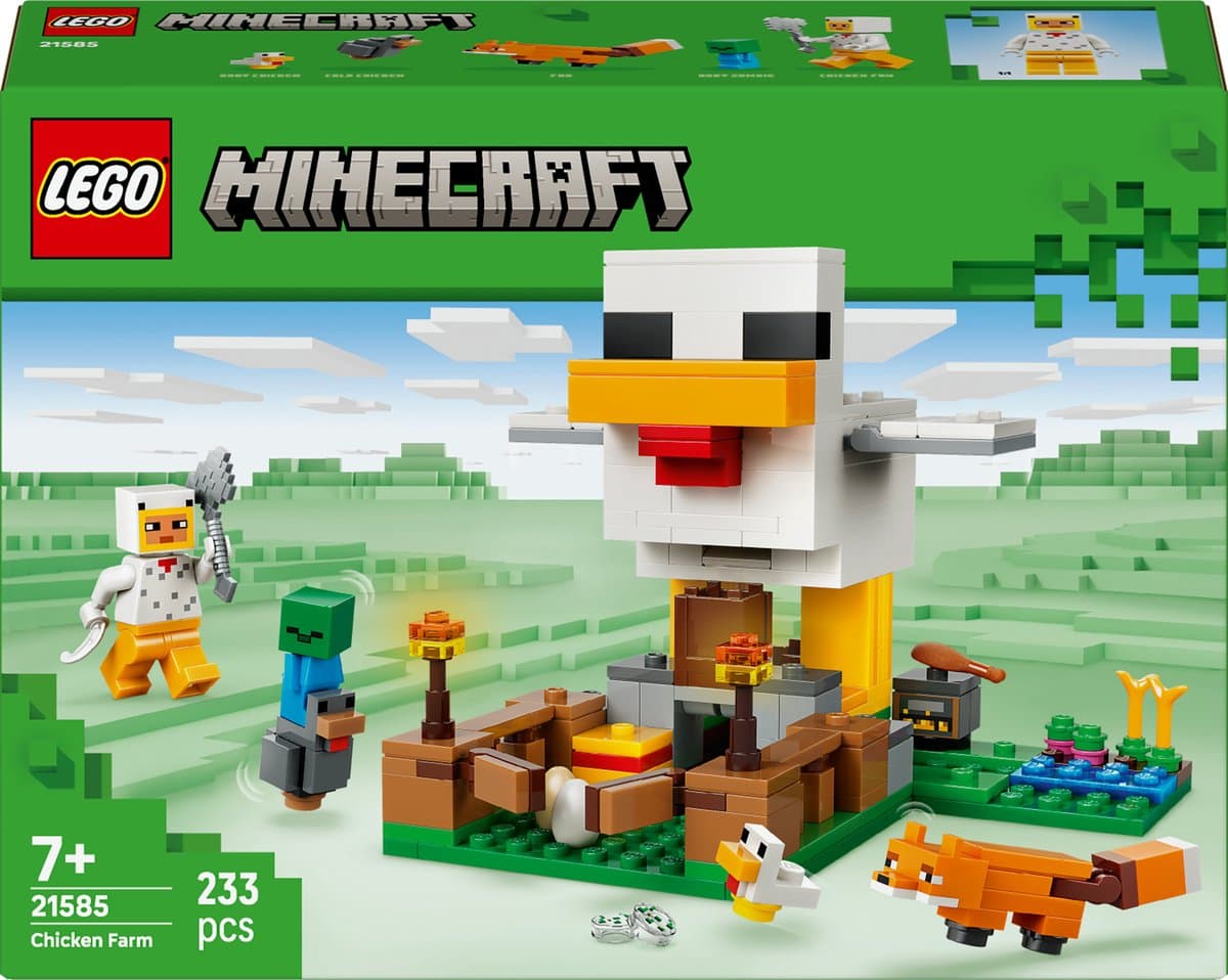 LEGO Minecraft - Kippenboerderij Constructiespeelgoed — afbeelding 1