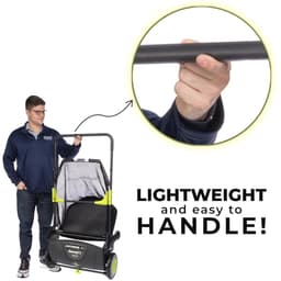 21" Brede Zwarte Gazonveger - Efficiënt en Duurzaam Tuingereedschap — thumbnail 2