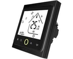 Slimme WiFi Ventilatie Thermostaat met App- en Spraakbesturing voor Vloerverwarming