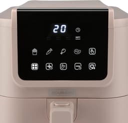 Compacte Keramische Airfryer 5 Liter - PFAS-vrij & Stil - Gezond Frituren in Beige — thumbnail 3