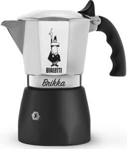 Bialetti Brikka Percolator 4 Kops – Espresso Maker met Cremalaag – Aluminium – Italiaanse Koffiezetter — thumbnail 1
