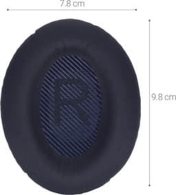 kwmobile 2x oorkussens geschikt voor Bose Quietcomfort 35 35II 25 15/QC35 QC35II QC25 QC15 - Earpads voor koptelefoon in donkerblauw — thumbnail 5