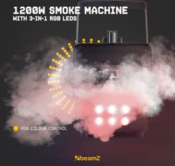 Rookmachine - BeamZ RAGE1000 met draadloze afstandsbediening - 1000W — thumbnail 2