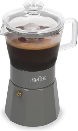 Espresso Maker, 6 Cups, 0.29 L, RVS, Glas, Latte - La Cafetière | Verona — thumbnail 1