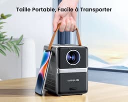 BTD-Draagbare Theaterprojector-Wimius P61, 600ANSI-5G-Wifi-Bluetooth-Volledige Hd-Oplaadaansluiting-Scherm 1080P-Thuisbioscoop — thumbnail 4