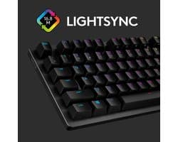 Logitech G512 Carbon GX RED Linear - Bedraad Toetsenbord - Qwerty US - Zwart
