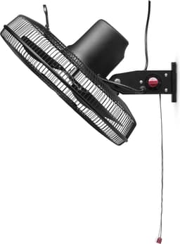 Ralight - Wandventilator 50cm - Professionele kwaliteit - Zwart - 3 standen - Zwenkbaar - Erg sterk en krachtig — thumbnail 5