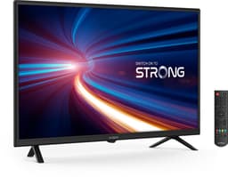 STRONG - HDTV 32" (80 cm) SRT32HF2003 - Drievoudige tuners - 2 HDMI-poorten (1 ARC) + 1 USB-poort + Optisch + Mini-AV + Terrestrisch/Sat - Zwart — thumbnail 1