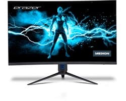 ERAZER® Spectator X20 (MD 22093), gebogen breedbeeldmonitor, 80 cm (32''), FHD-scherm, 165Hz, HDMI®-aansluiting en DisplayPort