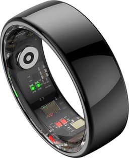 WizBay Premium Select® Smart Ring Dark Grey - Maat 10 - Smart Ring met Hartslag, Slaap, Zuurstof - Multi Sport Modi — thumbnail 4