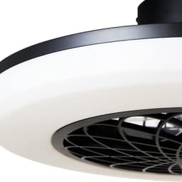 NETTLIFE Plafondventilator met verlichting - zwart - LED 61W - 49.5CM - CCT dimbaar - ventilator met afstandsbediening - moderne - keuken | eetkamer | woonkamer | slaapkamer — thumbnail 3
