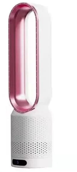 Boleen - Designer Fan - Ventilatoren - Ventilator Staand - Bladloos - Geluids Arm - Met Afstands Bediening - Intiligent - Ideal voor in de Woonkamer - Roze — thumbnail 1