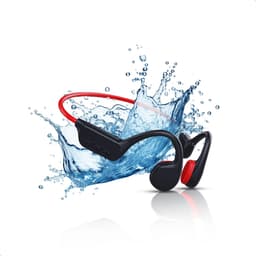 Tech Essentials Hydro X10- Sport oordopjes - Bone Conduction Headphone - Open Ear Oortjes - Draadloze Bluetooth Koptelefoon - Zwemmen - Hardlopen - 32GB Geheugen - IPX8 Waterdicht - Zwart — thumbnail 1