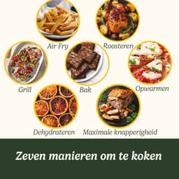 Cuisinart AFD10OBLE luchtfriteuse met dubbele mand, 10,4 L, zwart — thumbnail 3