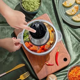 Home & Marker - Keukenmachine & Mini Rasp - Foodprocessor - Hakmolen - Kleine Rasp - Knoflook Rasp - MULTIMINCER + MINIGRINDER — thumbnail 5