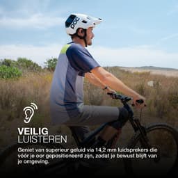 JLab Jbuds Open Sport Draadloze Oordopjes - Sport Oortjes Draadloos - Open Ear - 26 uur Batterijduur - IP55 Zweetbestendig - Multipoint - Zwart — thumbnail 4