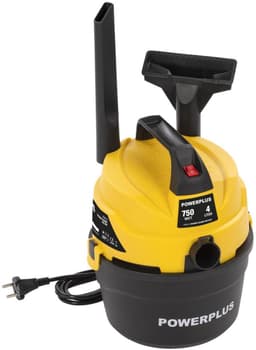Powerplus elektrische stofzuiger nat-droog POWX318 - 750W stofzuiger werkruimte, huis, tuin, auto - 4l tank - met 2 acc. — thumbnail 4